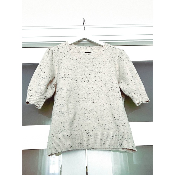 ICÔNE  |  Short puff-sleeve sweater - Picture 2 of 8